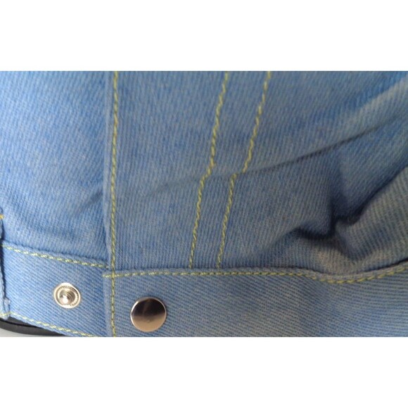 Blue Denim Knee High Boots Wide Calf Sz 9 Women's - Picture 9 of 14